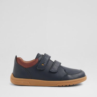 Kp Timber Low 2 Junior Navy Leather Flat Shoes