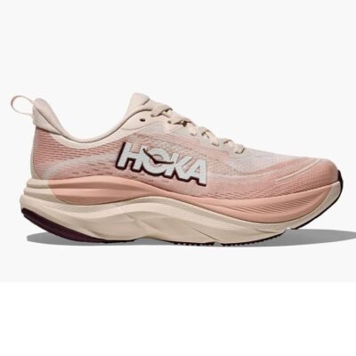Womens Hoka Skyflow Rose Cream