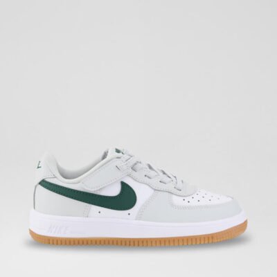 Air Force 1 Easy On Junior Grey Green Leather Sneakers