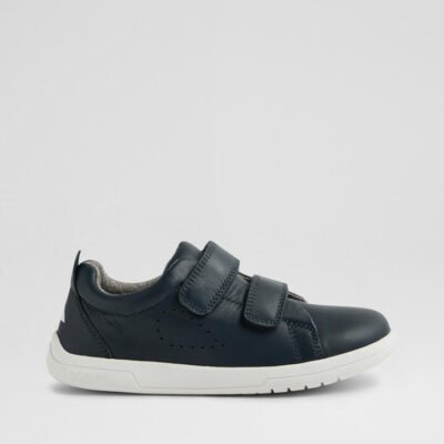 Kp Grass Court 2 Junior Navy Leather Sneakers TheSneakerLounge Kids Kp Grass Court 2 Junior Navy Leather Sneakers