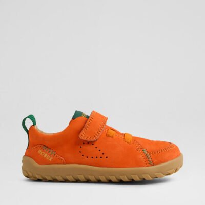 Su Prime Infant Tangerine Leather Sneakers TheSneakerLounge Kids Su Prime Infant Tangerine Leather Sneakers
