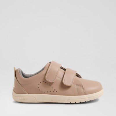 Kp Grass Court 2 Junior Warm Taupe Leather Sneakers TheSneakerLounge Kids Kp Grass Court 2 Junior Warm Taupe Leather Sneakers