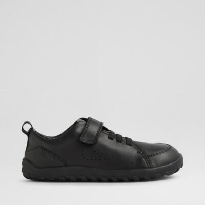 Kp Prime Junior Black Leather Sneakers