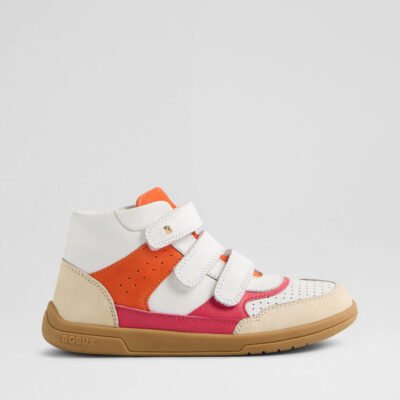 Kp Harley Junior Red Raspberry Nasturtium Leather Ankle Boots