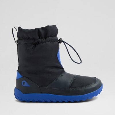 Kp Paden Waterproof Junior Navy Leather Ankle Boots