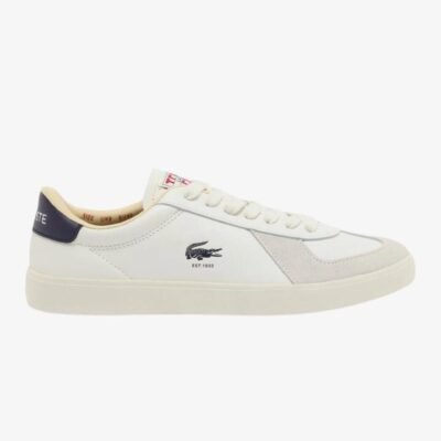 Lacoste Men’s Baseshot Pro Leather Sneakers TheSneakerLounge Lacoste Lacoste Men's Baseshot Pro Leather Sneakers
