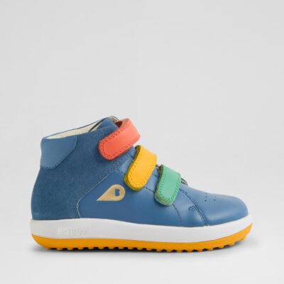 Iw Gamepoint Toddler Coronet Blue Leather Ankle Boots
