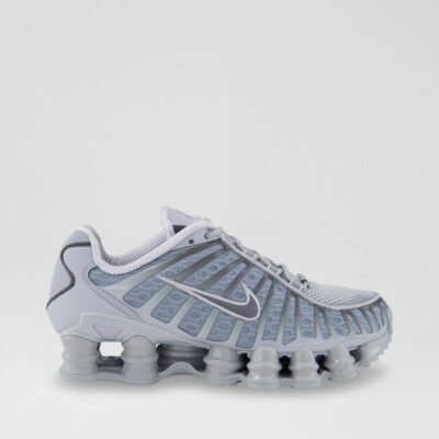 Shox Tl Youth Wolf Grey Canvas Sneakers