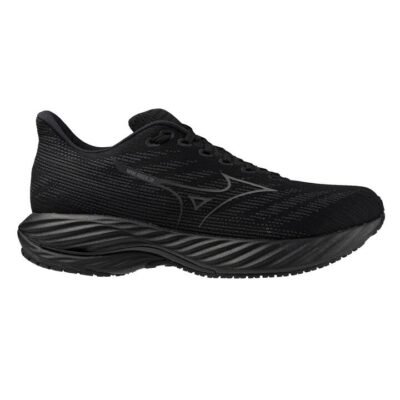 Womens Mizuno Wave Rider 28 Black / Quiet Shade / Ebony / Us 7