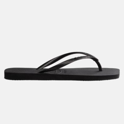 Womens Havaianas Slim Square Toe Thong Black TheSneakerLounge Havaianas Womens Havaianas Slim Square Toe Thong Black
