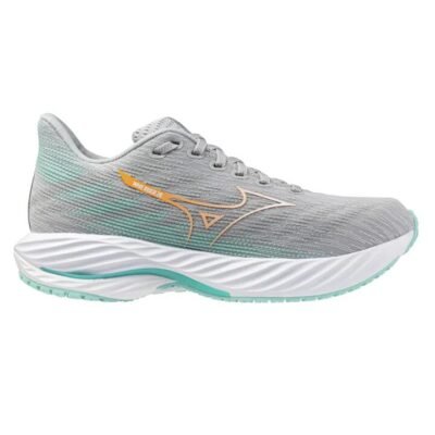 Womens Mizuno Wave Rider 28 Harbor Mist / White / Aruba Blue / Us 7