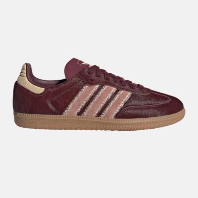 Womens Adidas Samba OG Maroon/Warm Clay/Sand Strata