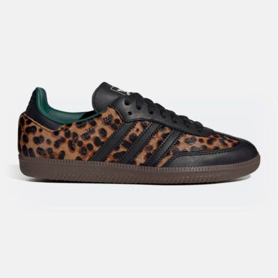 Womens Adidas Samba OG Core Black/Collegiate Green/Cream White TheSneakerLounge Adidas Womens Adidas Samba OG Core Black/Collegiate Green/Cream White