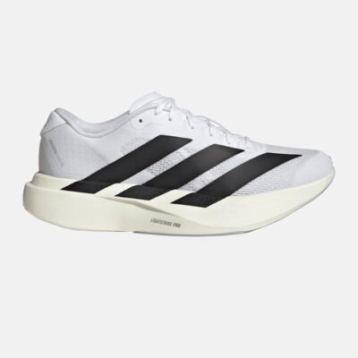 Womens Adidas Adizero EVO SL Ftwr White/Core Black/Ftwr White TheSneakerLounge Adidas Womens Adidas Adizero EVO SL Ftwr White/Core Black/Ftwr White