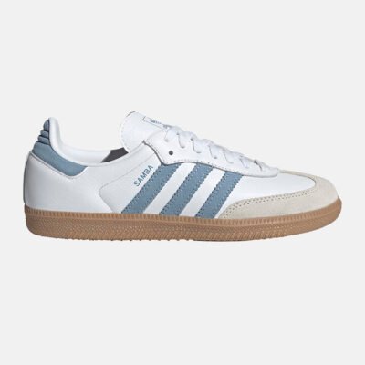 Womens Adidas Samba OG Ftwr White/Alumina/Ash Blue