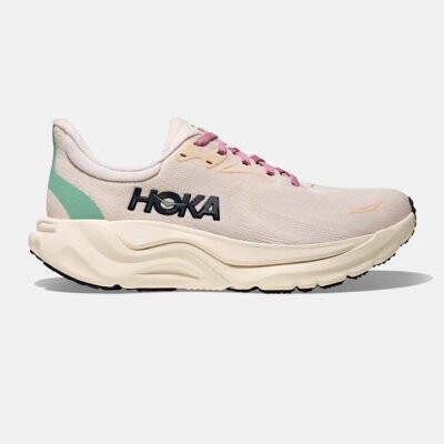 Womens Hoka Arahi 8 Rose Cream / Alabaster TheSneakerLounge HOKA Womens Hoka Arahi 8 Rose Cream / Alabaster