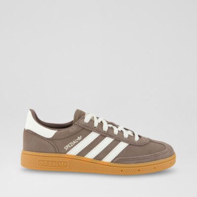 Handball Spezial Junior Earth Strata Off White Suede Sneakers TheSneakerLounge Kids Handball Spezial Junior Earth Strata Off White Suede Sneakers