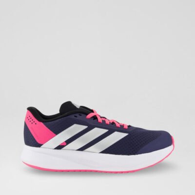 Duramo Youth Navy Silver Fabric Sneakers TheSneakerLounge Kids Duramo Youth Navy Silver Fabric Sneakers