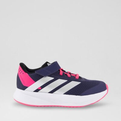 Duramo Junior Navy Silver Fabric Sneakers TheSneakerLounge Kids Duramo Junior Navy Silver Fabric Sneakers