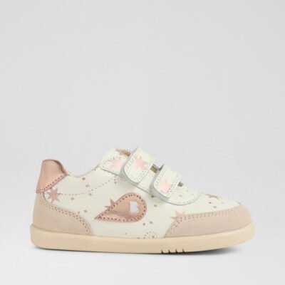 Iw Champ Toddler Chalk Rose Gold Leather Suede Sneakers