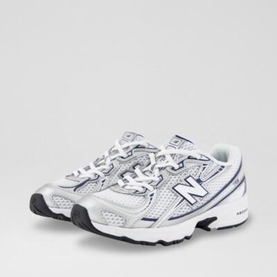 740 Junior White Mesh Sneakers