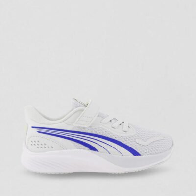 Pounce Lite Junior Feather Gray Royal Sapphire Mesh Sneakers