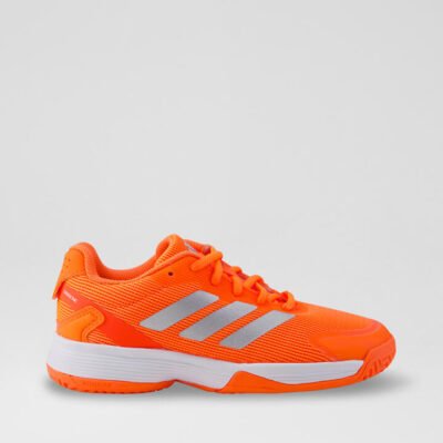 Ubersonic Junior Lucid Orange Silver Metallic Fabric Sneakers