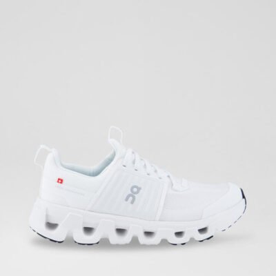 Cloud Swift Youth All White Fabric Sneakers TheSneakerLounge Kids Cloud Swift Youth All White Fabric Sneakers