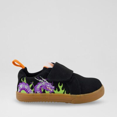 Tallow Dragon Flame Infant Onyx Canvas Sneakers