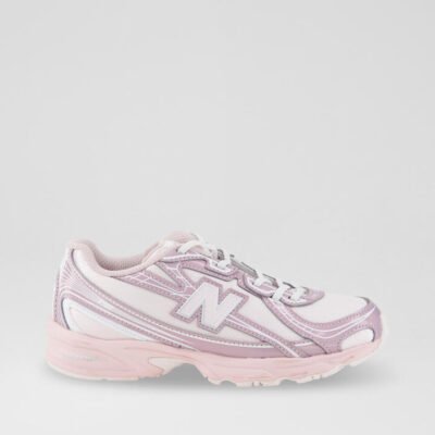 740 Junior Salt Stone Pink Fabric Sneakers TheSneakerLounge Kids 740 Junior Salt Stone Pink Fabric Sneakers