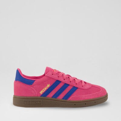 Handball Spezial Junior Shock Pink Dark Marine Suede Sneakers