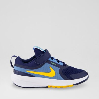 Star Runner 5 Junior Midnight Navy Laser Orange Fabric Sneakers TheSneakerLounge Kids Star Runner 5 Junior Midnight Navy Laser Orange Fabric Sneakers