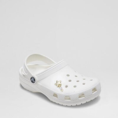 Gold Star Heart Dangle Jibbitz