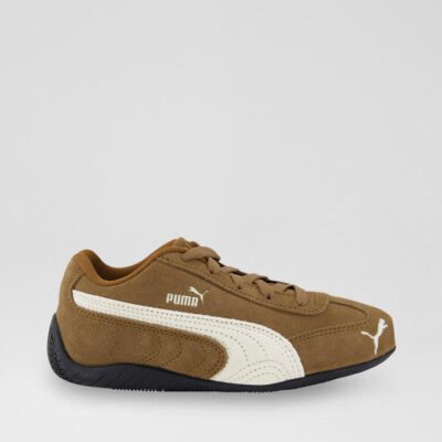 Speedcat Og Junior Haute Coffee Frosted Ivory Suede Sneakers TheSneakerLounge Kids Speedcat Og Junior Haute Coffee Frosted Ivory Suede Sneakers