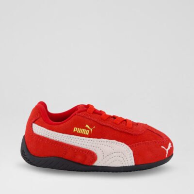 Speedcat Og Toddler For All Time Red White Suede Sneakers TheSneakerLounge Kids Speedcat Og Toddler For All Time Red White Suede Sneakers