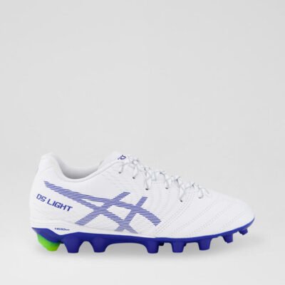 Ds Light Junior White Blue Leather Sneakers TheSneakerLounge Kids Ds Light Junior White Blue Leather Sneakers