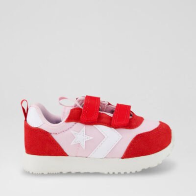 Omega Trainer Easy On Toddler New Found Bloom Suede Sneakers TheSneakerLounge Kids Omega Trainer Easy On Toddler New Found Bloom Suede Sneakers