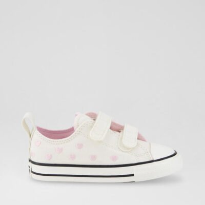 Ctas Low Toddler Days Ahead Vintage White Canvas Sneakers TheSneakerLounge Kids Ctas Low Toddler Days Ahead Vintage White Canvas Sneakers