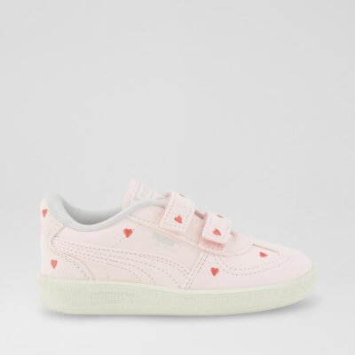 Palermo Amor V Toddler Vapor Gray Jasmine Flower Suede Sneakers TheSneakerLounge Kids Palermo Amor V Toddler Vapor Gray Jasmine Flower Suede Sneakers